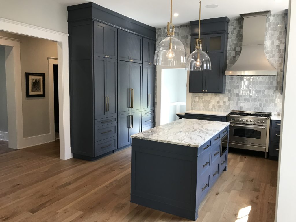 kitchen remodel with custom cabinetry
